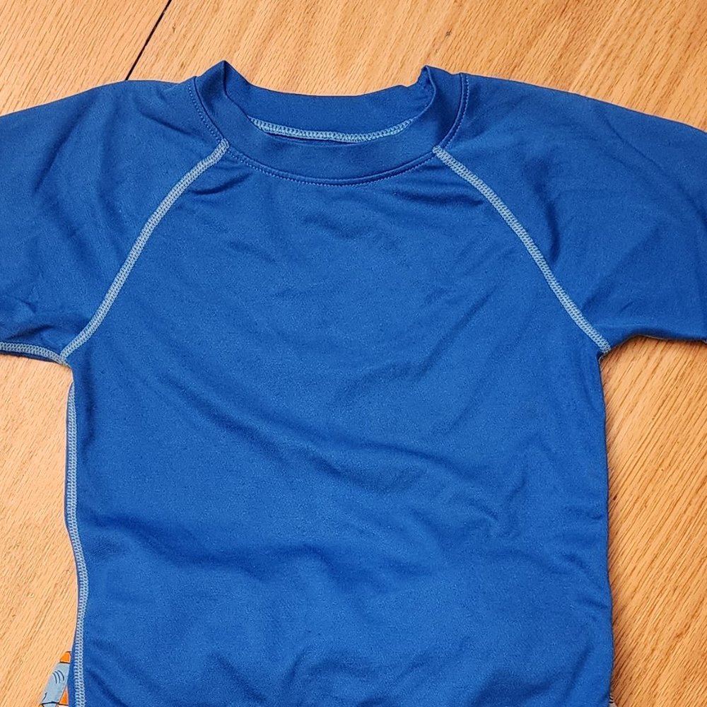 Kanu/Wippette Toddler Rashgaurd & Swim Trunk Set Size 4T - Picture 4 of 12